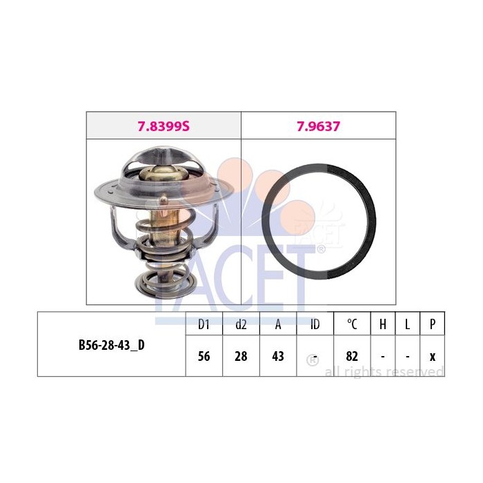FACET Made in Italy - Thermostat, Kühlmittel 7.8522