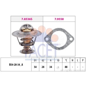 FACET Made in Italy - Thermostat, Kühlmittel 7.8536