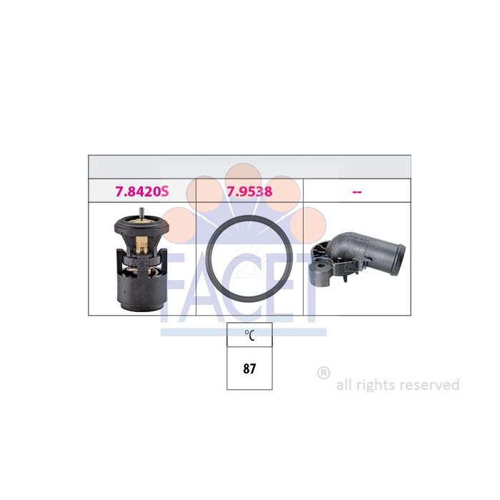 FACET Made in Italy - Thermostat, Kühlmittel 7.8561K