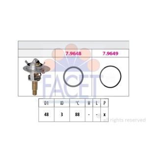 FACET Made in Italy - Thermostat, Kühlmittel 7.8609
