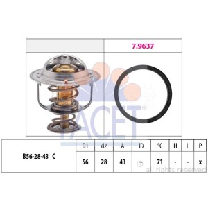 FACET Made in Italy - Thermostat, Kühlmittel 7.8650