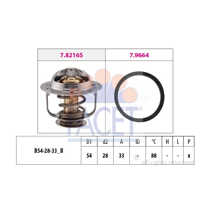 FACET Made in Italy - Thermostat, Kühlmittel 7.8658