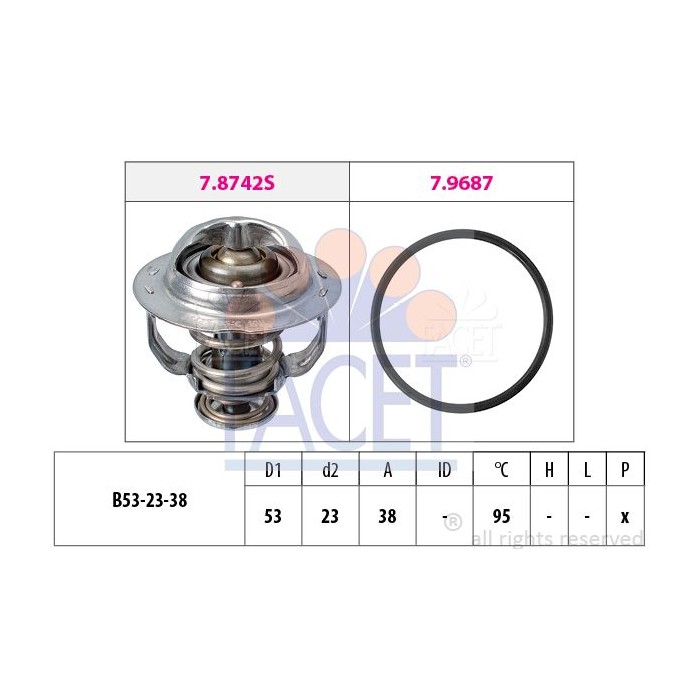 FACET Made in Italy - Thermostat, Kühlmittel 7.8742