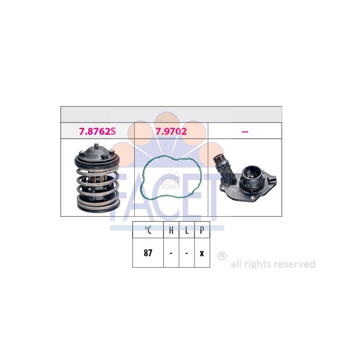 FACET Made in Italy - Thermostat, Kühlmittel 7.8827K