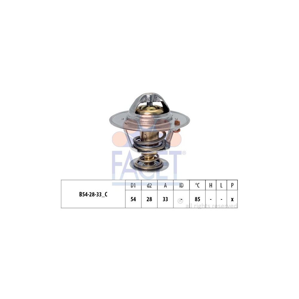 FACET Made in Italy - Thermostat, Kühlmittel 7.8837S