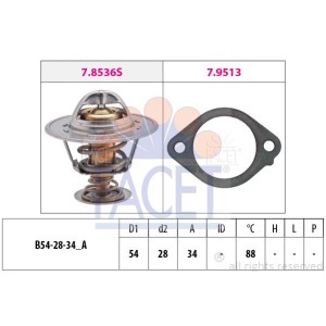 FACET Made in Italy - Thermostat, Kühlmittel 7.8869