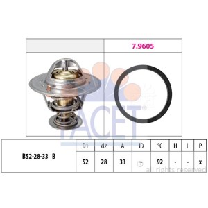 FACET Made in Italy - Thermostat, Kühlmittel 7.8928