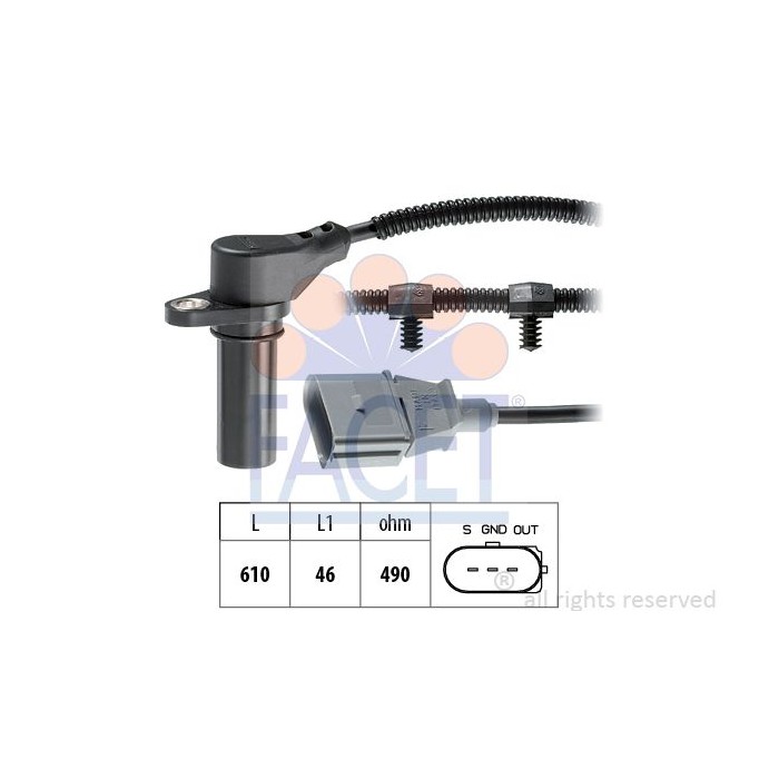 FACET Made in Italy - Impulsgeber, Kurbelwelle 9.0259