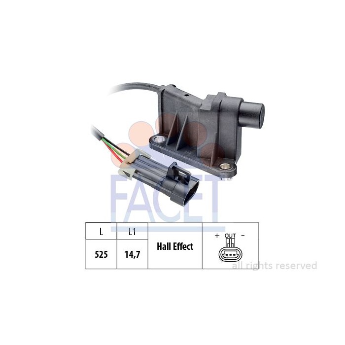 FACET Made in Italy - Sensor, Nockenwellenposition 9.0315