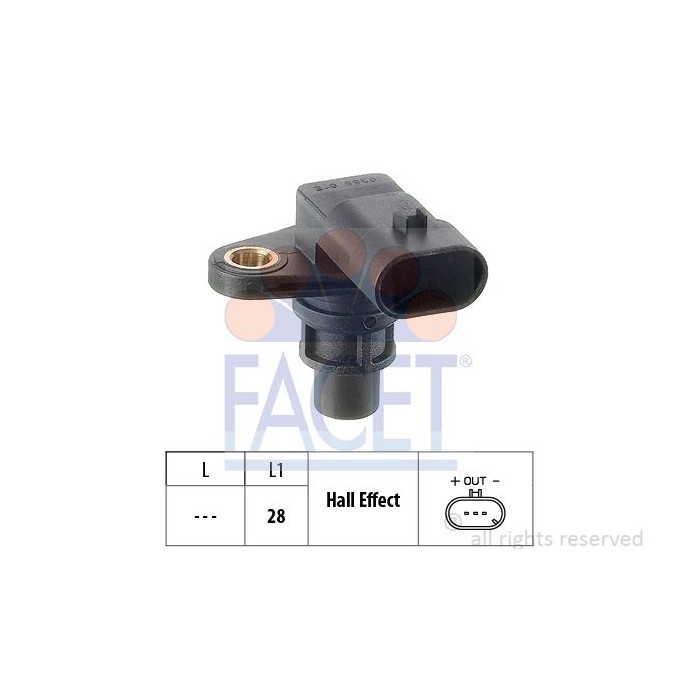FACET Made in Italy - Sensor, Nockenwellenposition 9.0388