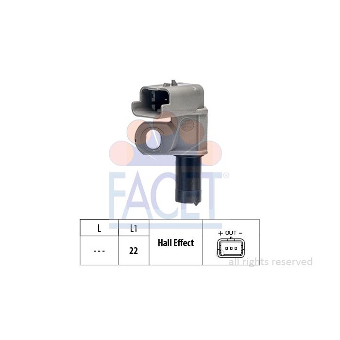 FACET Made in Italy - Sensor, Nockenwellenposition 9.0460