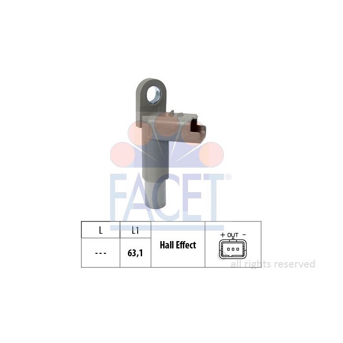 FACET Made in Italy - Sensor, Nockenwellenposition 9.0463