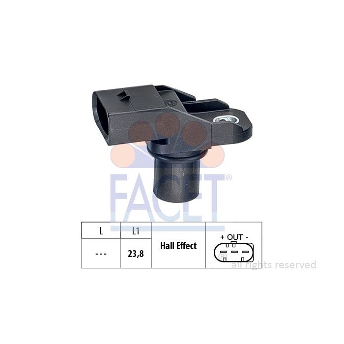 FACET Made in Italy - Sensor, Nockenwellenposition 9.0518