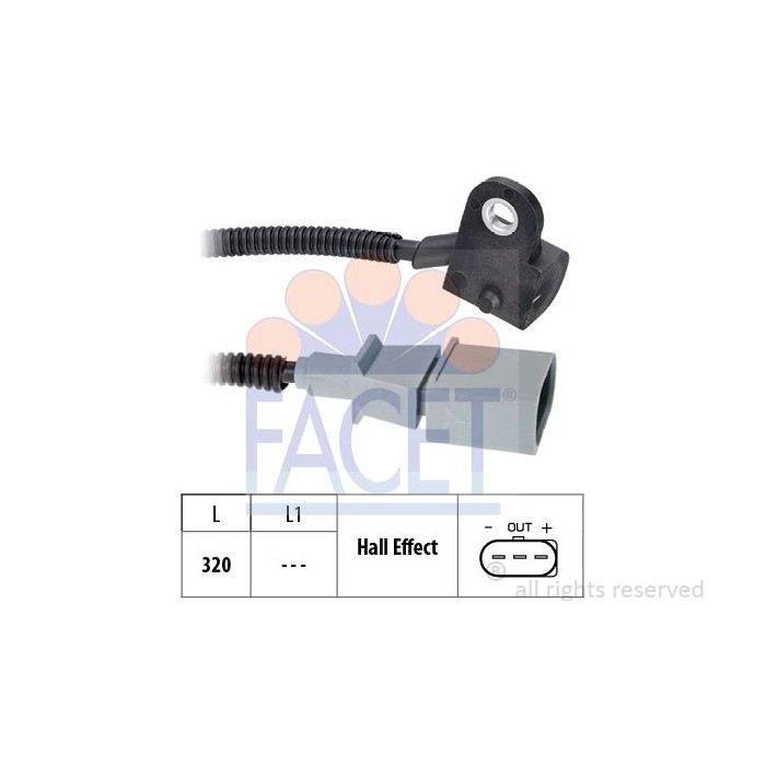 FACET Made in Italy - Sensor, Nockenwellenposition 9.0535