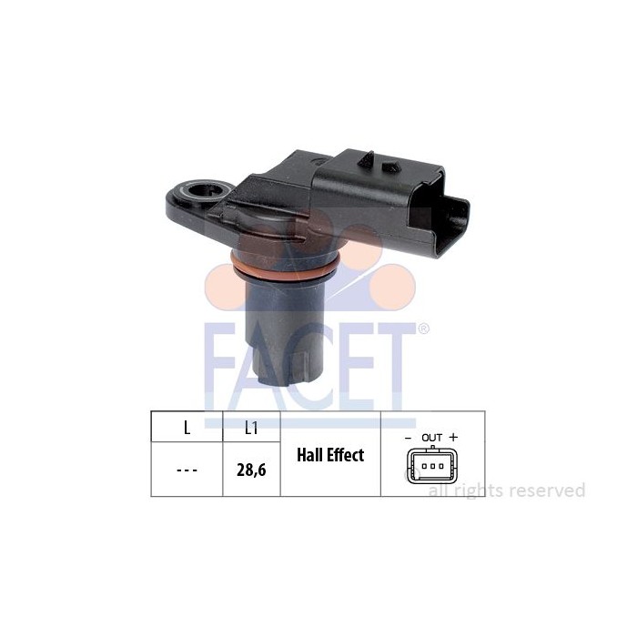 FACET Made in Italy - Sensor, Nockenwellenposition 9.0551