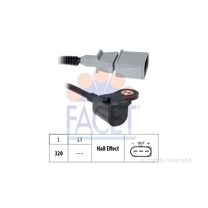 FACET Made in Italy - Sensor, Nockenwellenposition 9.0605