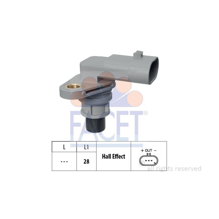 FACET Made in Italy - Sensor, Nockenwellenposition 9.0626