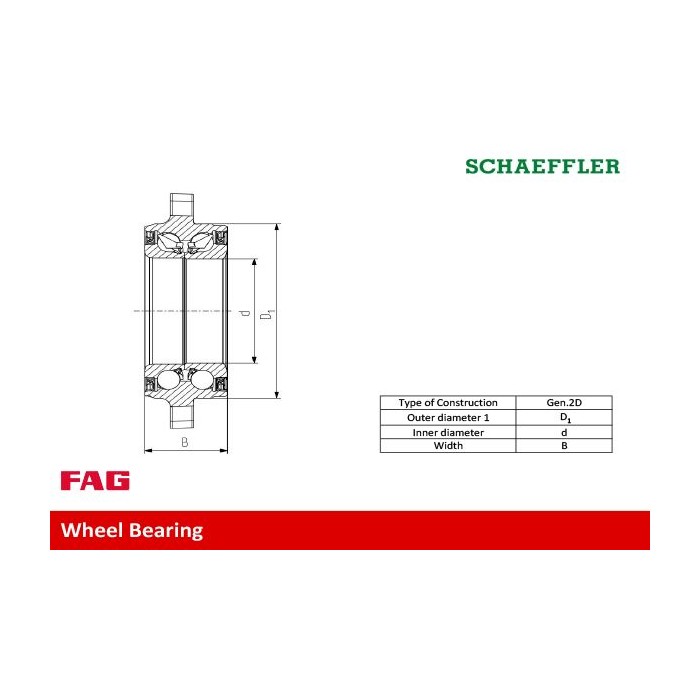 FAG Radlagersatz 713610380