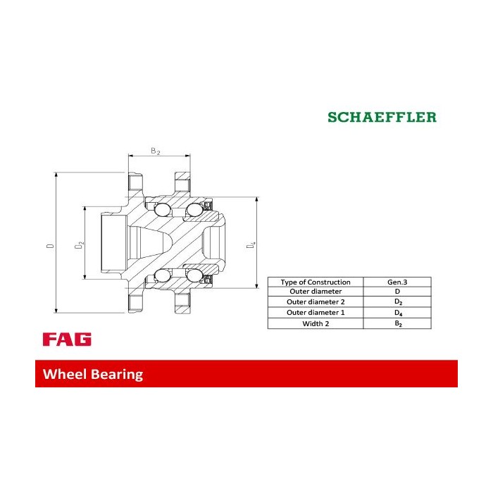 FAG Radlagersatz 713678940