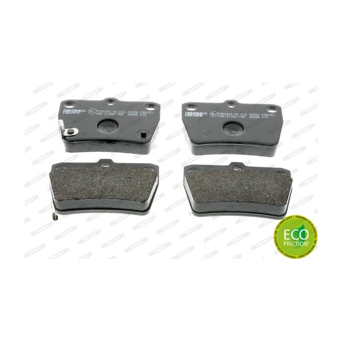 FERODO PREMIER ECO FRICTION Bremsbelagsatz, Scheibenbremse FDB1531