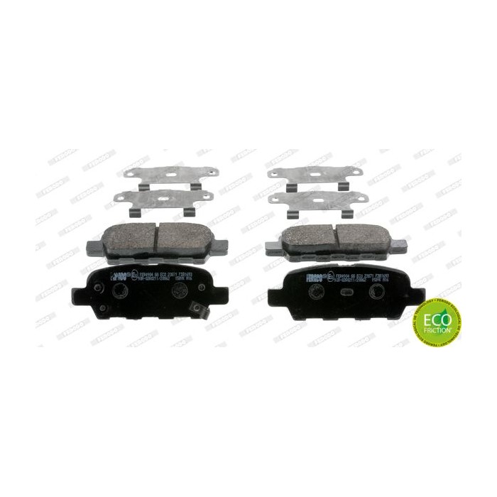 FERODO PREMIER ECO FRICTION Bremsbelagsatz, Scheibenbremse FDB1693