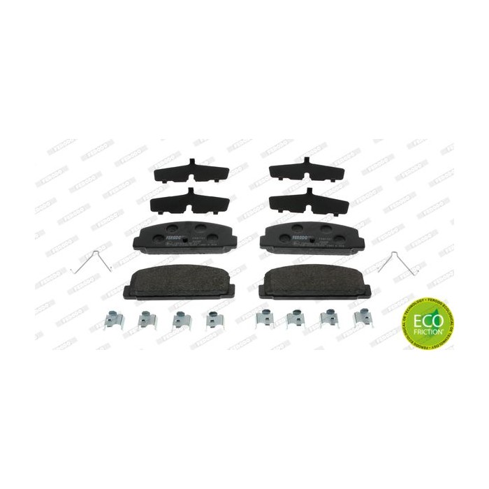 FERODO PREMIER ECO FRICTION Bremsbelagsatz, Scheibenbremse FDB1721