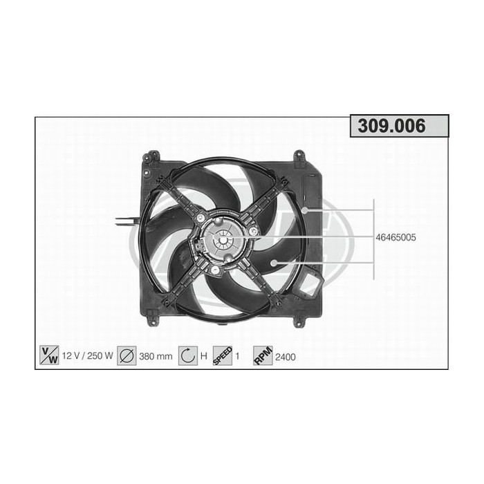 AHE Lüfter, Motorkühlung 309.006