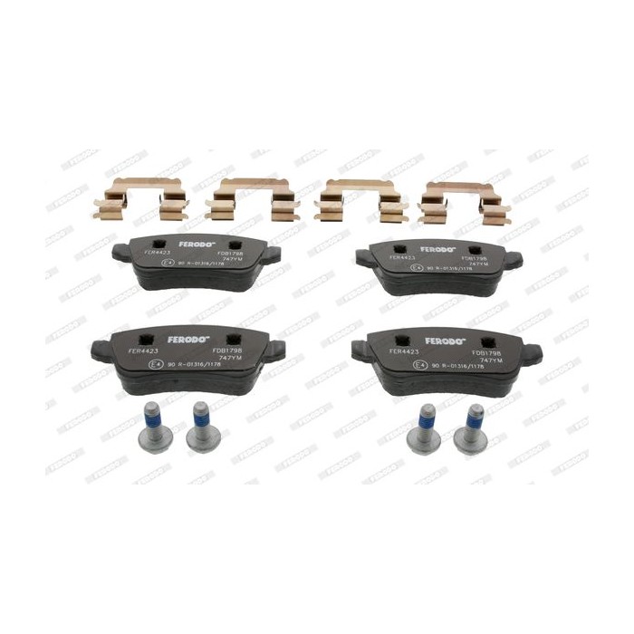 FERODO PREMIER Bremsbelagsatz, Scheibenbremse FDB1798