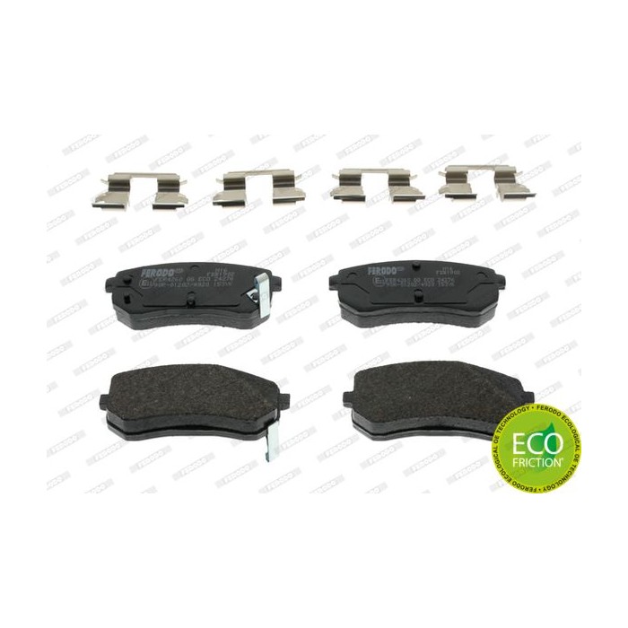 FERODO PREMIER ECO FRICTION Bremsbelagsatz, Scheibenbremse FDB1902