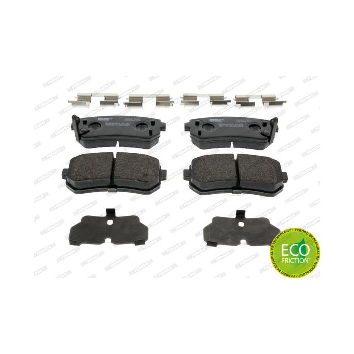 FERODO PREMIER ECO FRICTION Bremsbelagsatz, Scheibenbremse FDB1956