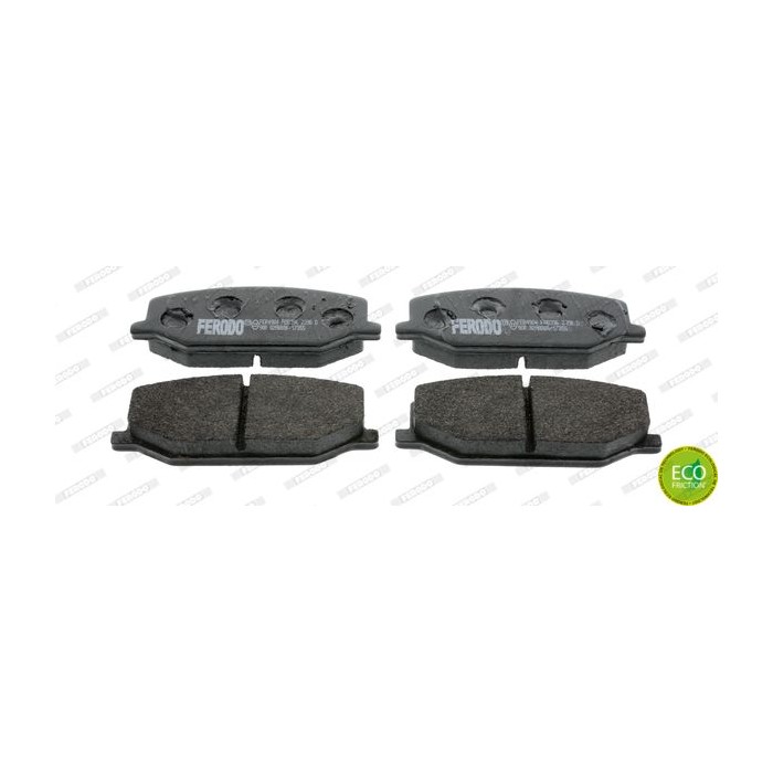 FERODO PREMIER ECO FRICTION Bremsbelagsatz, Scheibenbremse FDB396