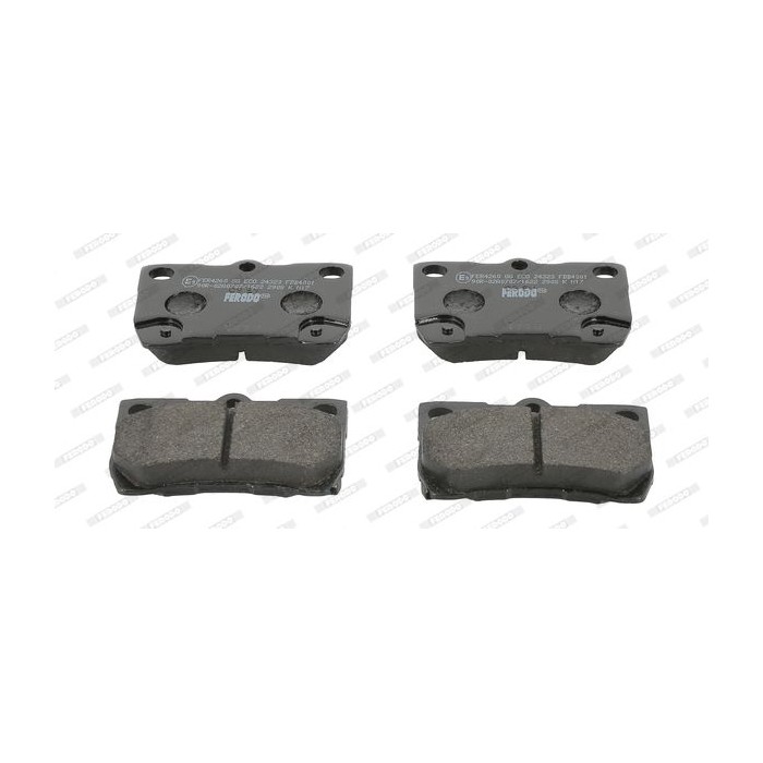 FERODO PREMIER ECO FRICTION Bremsbelagsatz, Scheibenbremse FDB4001