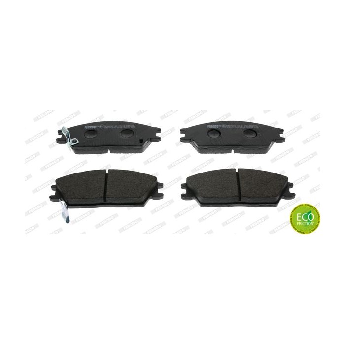 FERODO PREMIER ECO FRICTION Bremsbelagsatz, Scheibenbremse FDB435