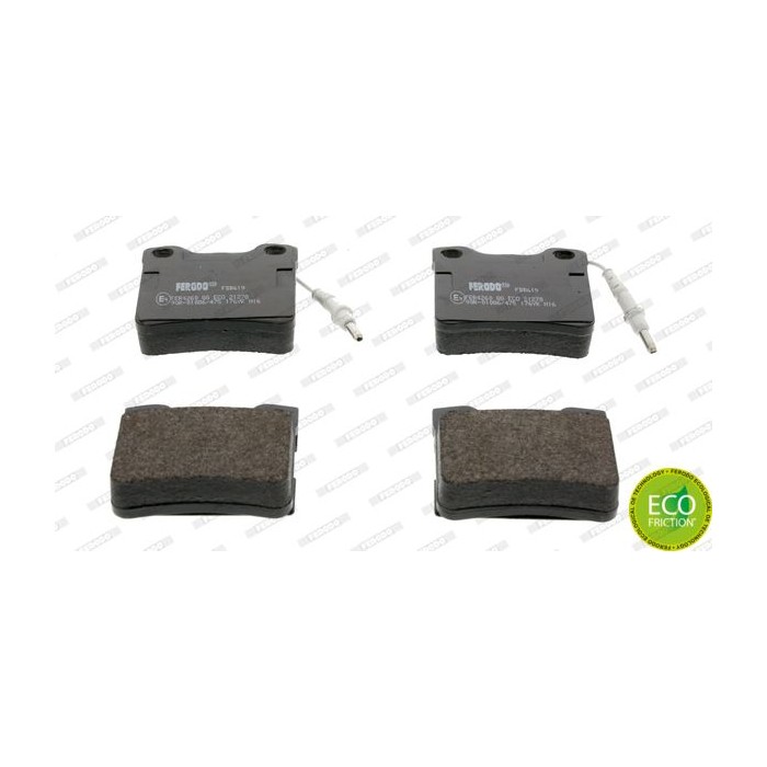 FERODO PREMIER ECO FRICTION Bremsbelagsatz, Scheibenbremse FDB619