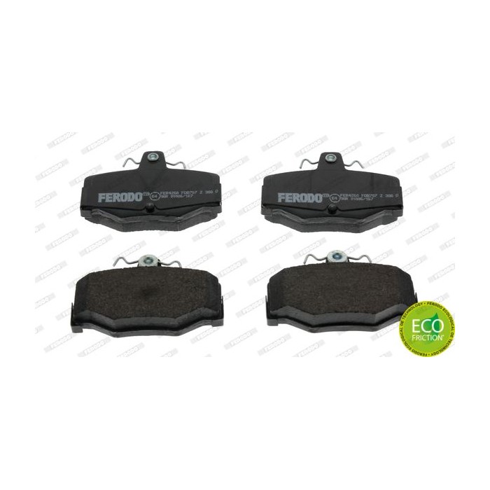 FERODO PREMIER ECO FRICTION Bremsbelagsatz, Scheibenbremse FDB707