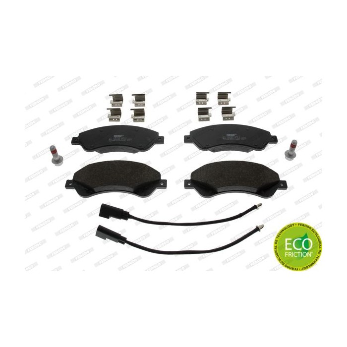 FERODO PREMIER ECO FRICTION Bremsbelagsatz, Scheibenbremse FVR1929