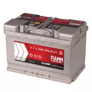 Autobatterie FIAMM 80Ah 730A 12V