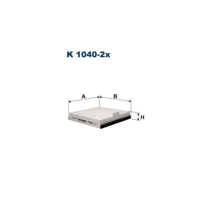 FILTRON Filter, Innenraumluft K1040-2x