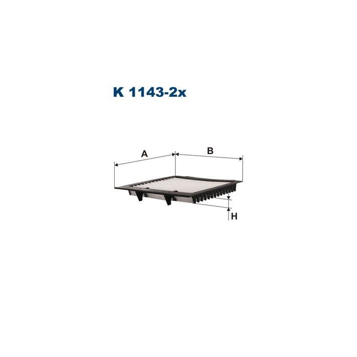 FILTRON Filter, Innenraumluft K1143-2x