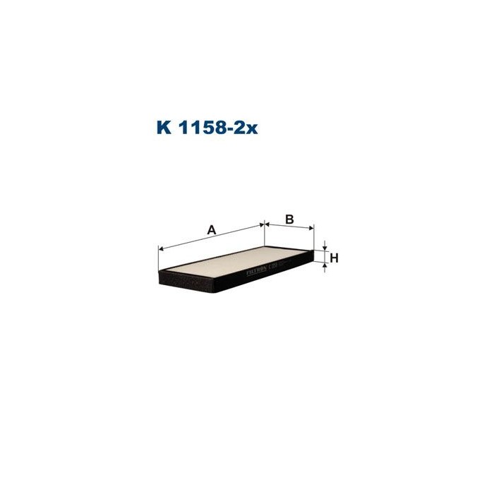 FILTRON Filter, Innenraumluft K1158-2x