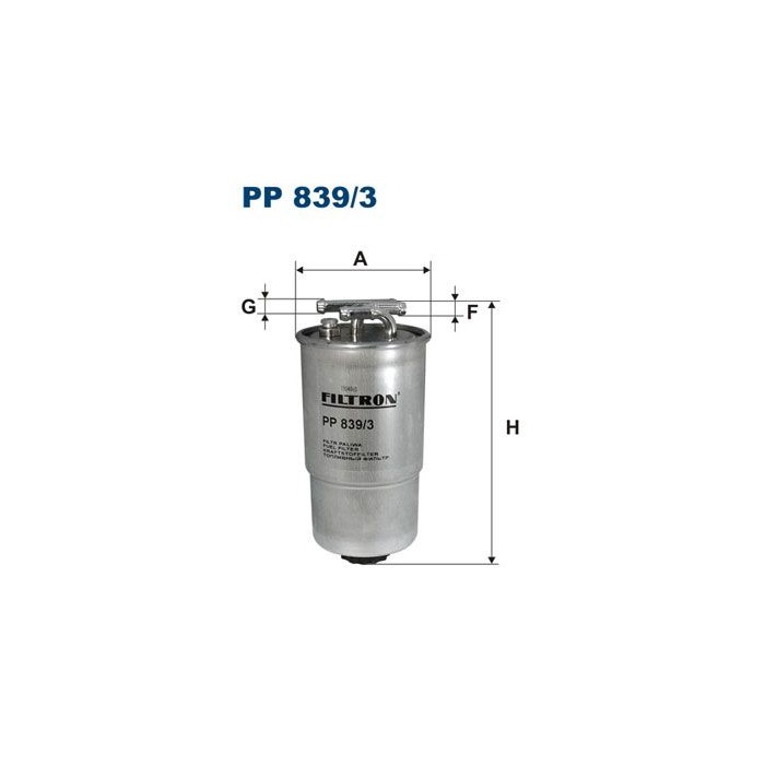 FILTRON Kraftstofffilter PP839/3