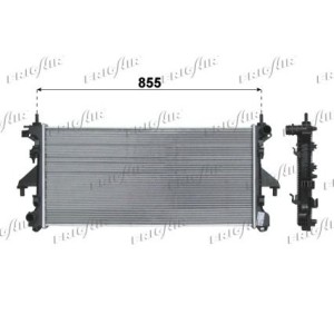 FRIGAIR Kühler, Motorkühlung 0204.2039