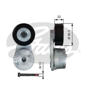 GATES FleetRunner Riemenspanner, Keilrippenriemen T38584