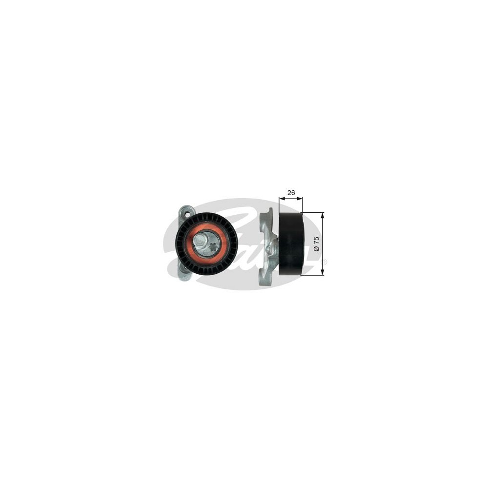 GATES DriveAlign® Spannrolle, Keilrippenriemen T39345