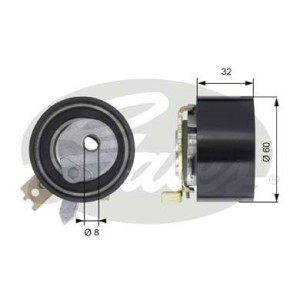 GATES PowerGrip® Spannrolle, Zahnriemen T43014