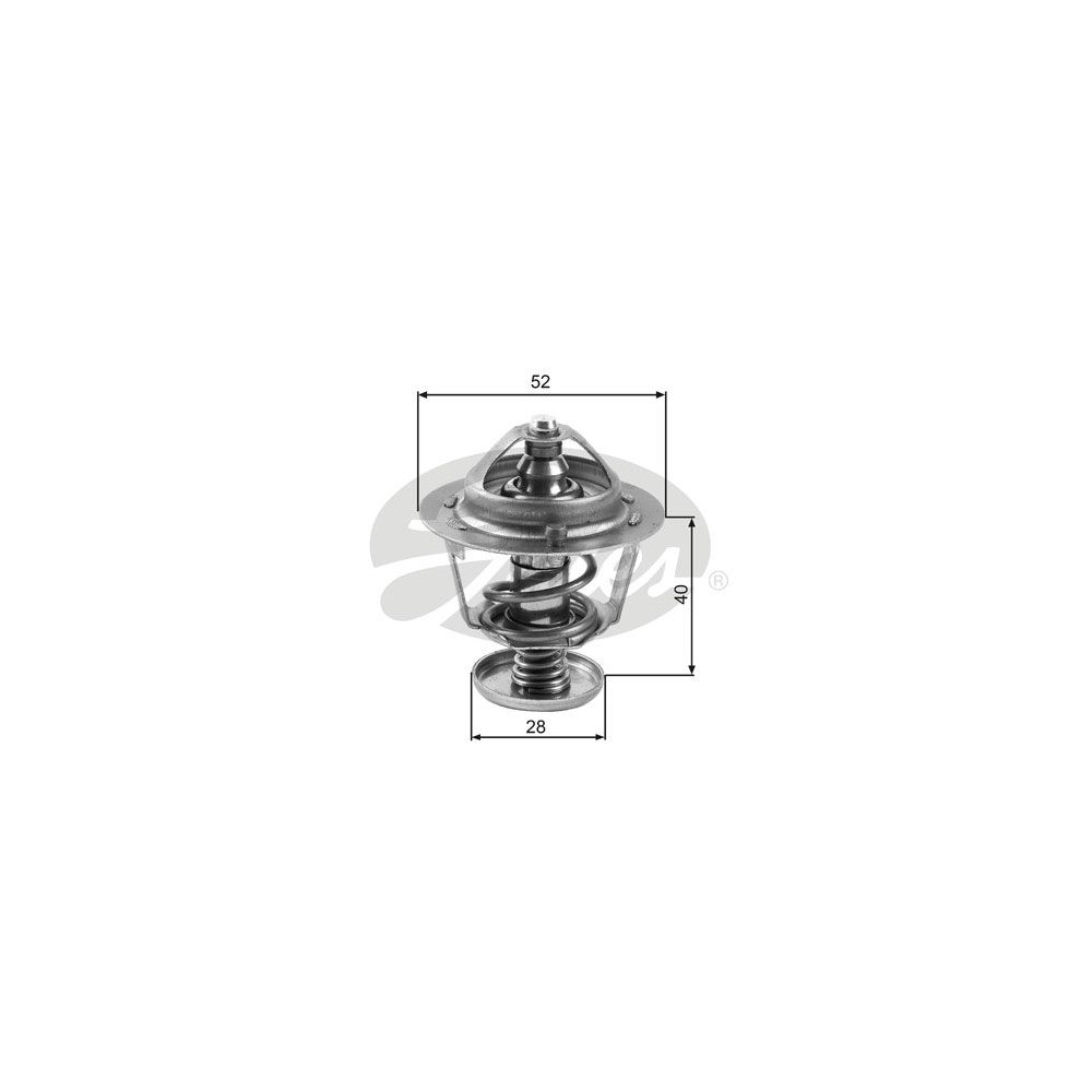 GATES Thermostat, Kühlmittel TH24782G1