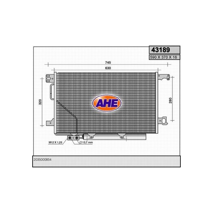 AHE Kondensator, Klimaanlage 43189