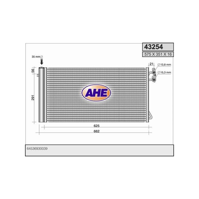 AHE Kondensator, Klimaanlage 43254