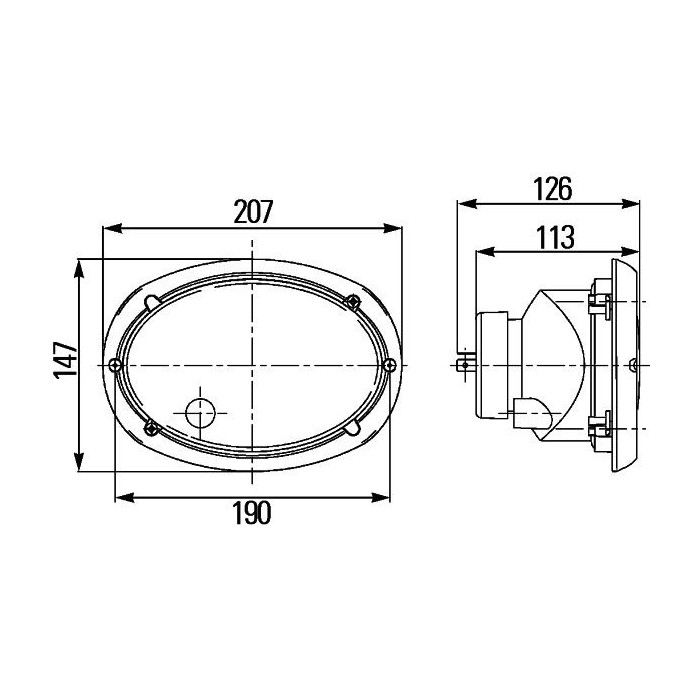 HELLA Hauptscheinwerfer 1AB996157-091