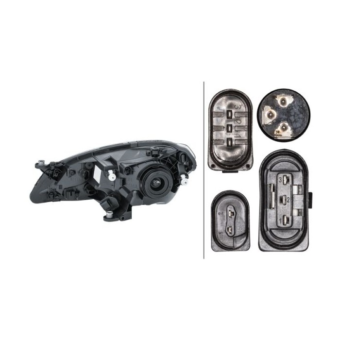 HELLA Hauptscheinwerfer 1EJ010671-021